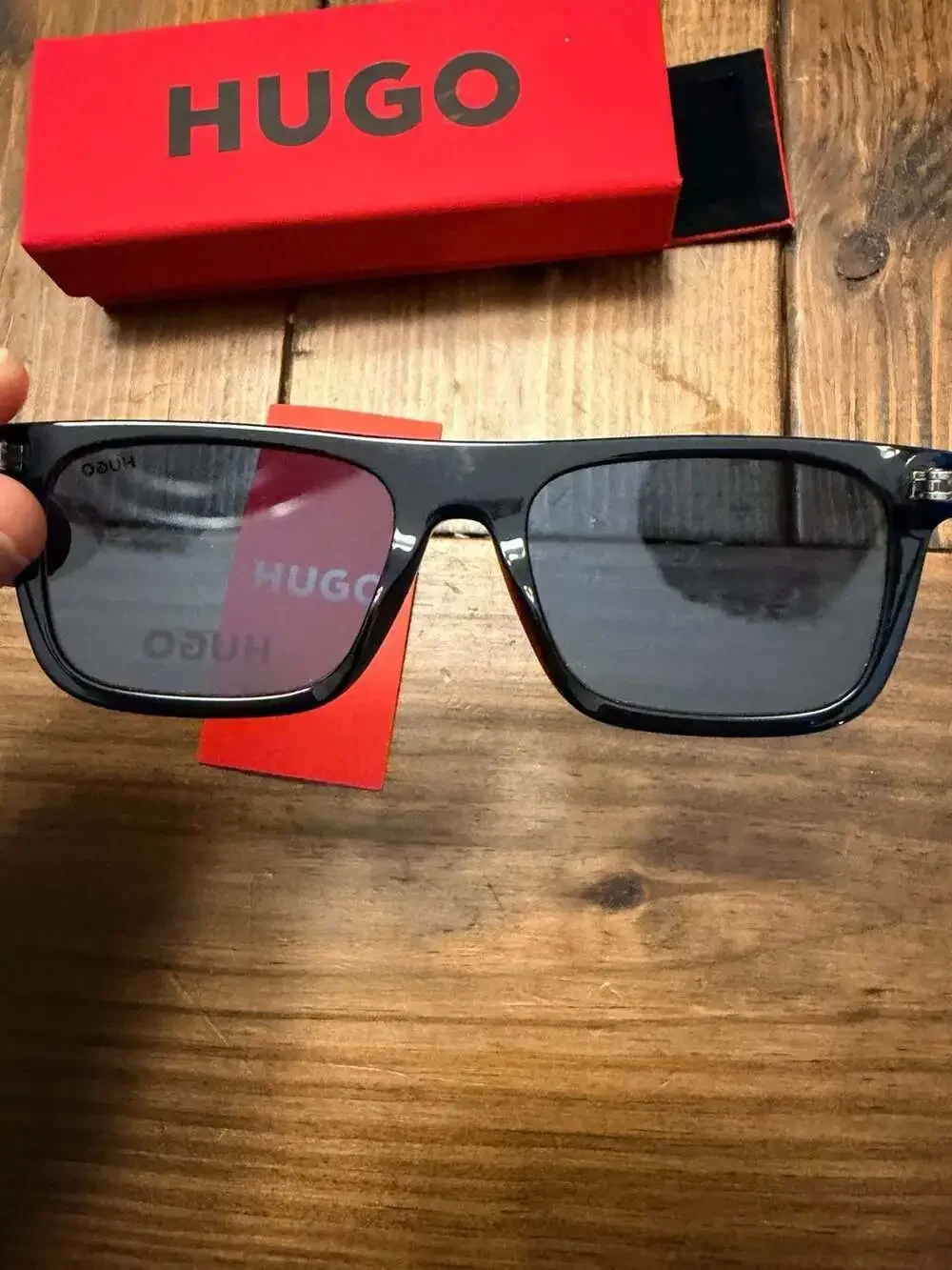 Hugo Boss HG 1297/S Sunglasses with Case - Blue Tibt on Frames - Brand New